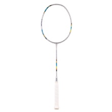 Yonex rakieta do badmintona Nanoflare 700 Tour (lekko głowicowa, średnia) srebrna - niestrunowana -